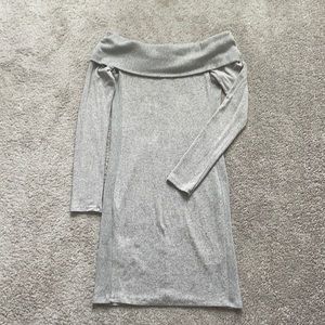 Express Off the Shoulder Sweater Dress